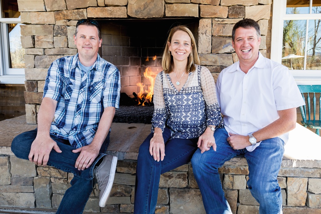 “With the Steinecker brewhouse and Krones’ filling technology, we’re now optimally equipped for the future.” From the left: Kurt Volkers, Operations Director, Terry Usry, responsible for communication, and President Todd Usry.