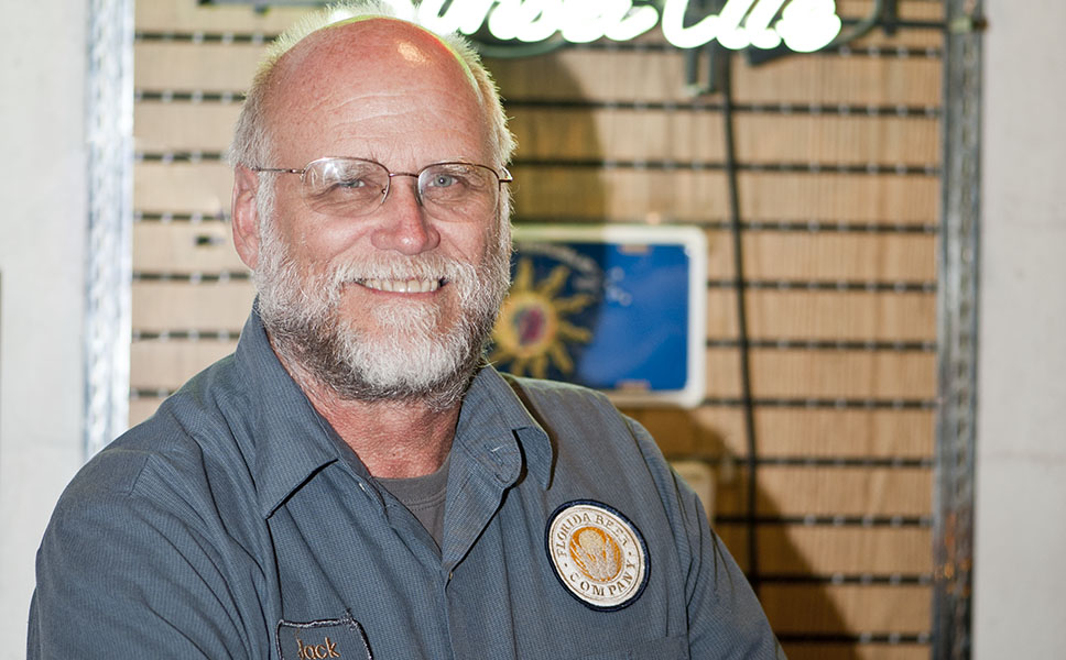 The two brewers Jack Owen (pictured), who were part of the team right from the start, and later on José Avala as well, kept coming up with new style of beer, with fresh and innovative recipes.